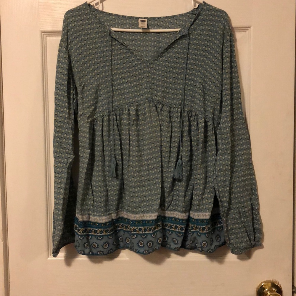 Old navy peasant top